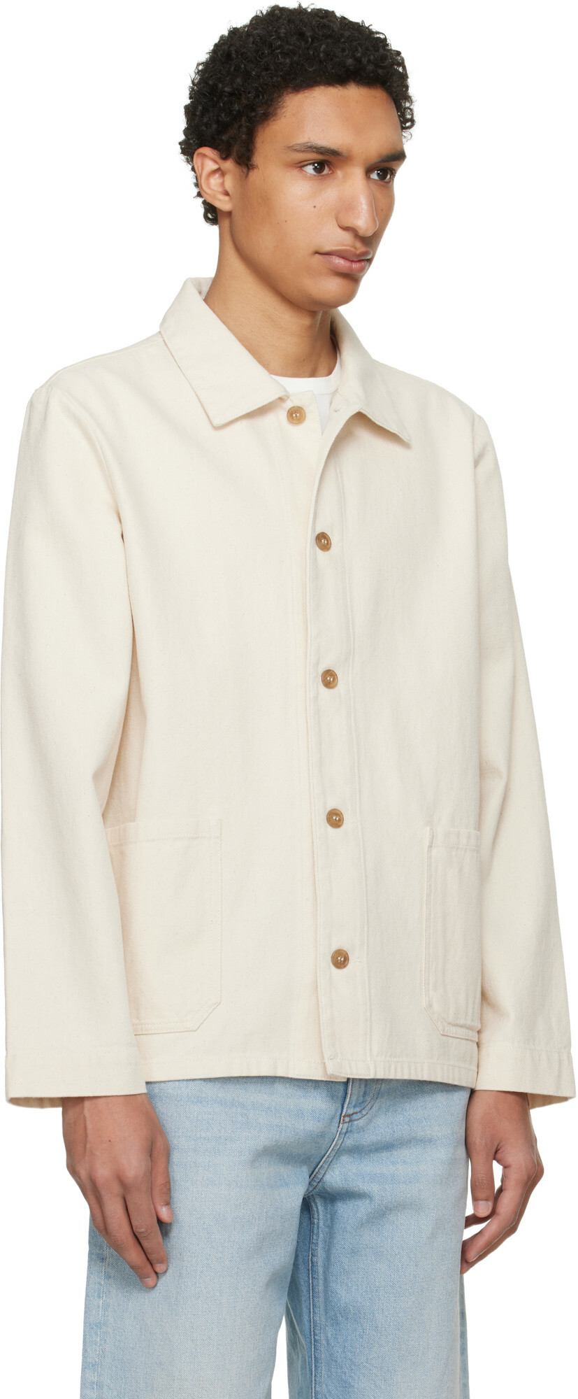 A.P.C. Off-White Kerlouan Denim Jacket