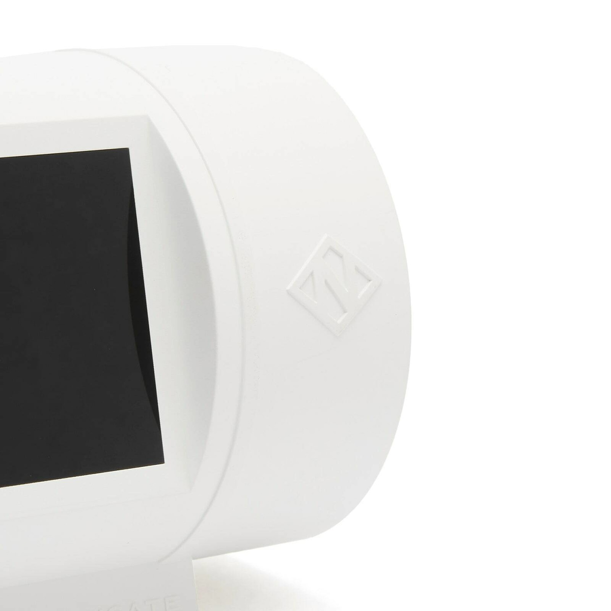 Newgate Clocks Pil LED Alarm Clock in White 