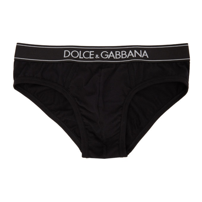 Photo: Dolce and Gabbana Black Jersey Boxer Briefs