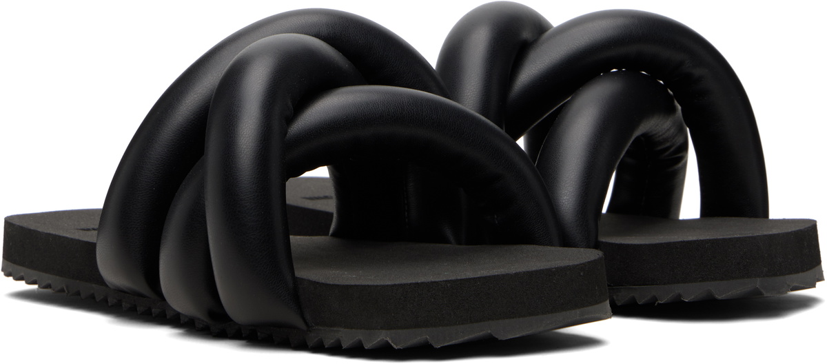 YUME YUME Black Tyre Slide Sandals