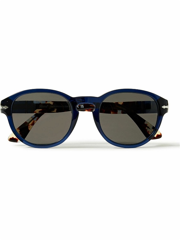 Photo: Persol - Havana Round-Frame Acetate Sunglasses