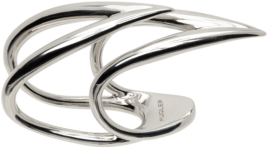 Mugler Silver V Ring