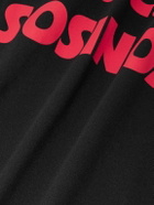 Valentino Garavani - Printed Cotton-Jersey T-Shirt - Black