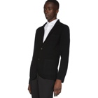 Z Zegna Black Knit Blazer