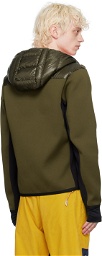 Moncler Grenoble Green Insulated Down Hoodie