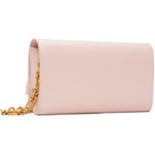 BALMAIN Pink Shuffle Calfskin Wallet Bag