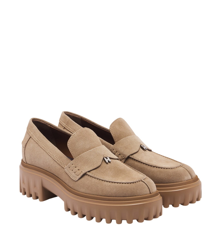 Photo: Hogan Suede platform loafers