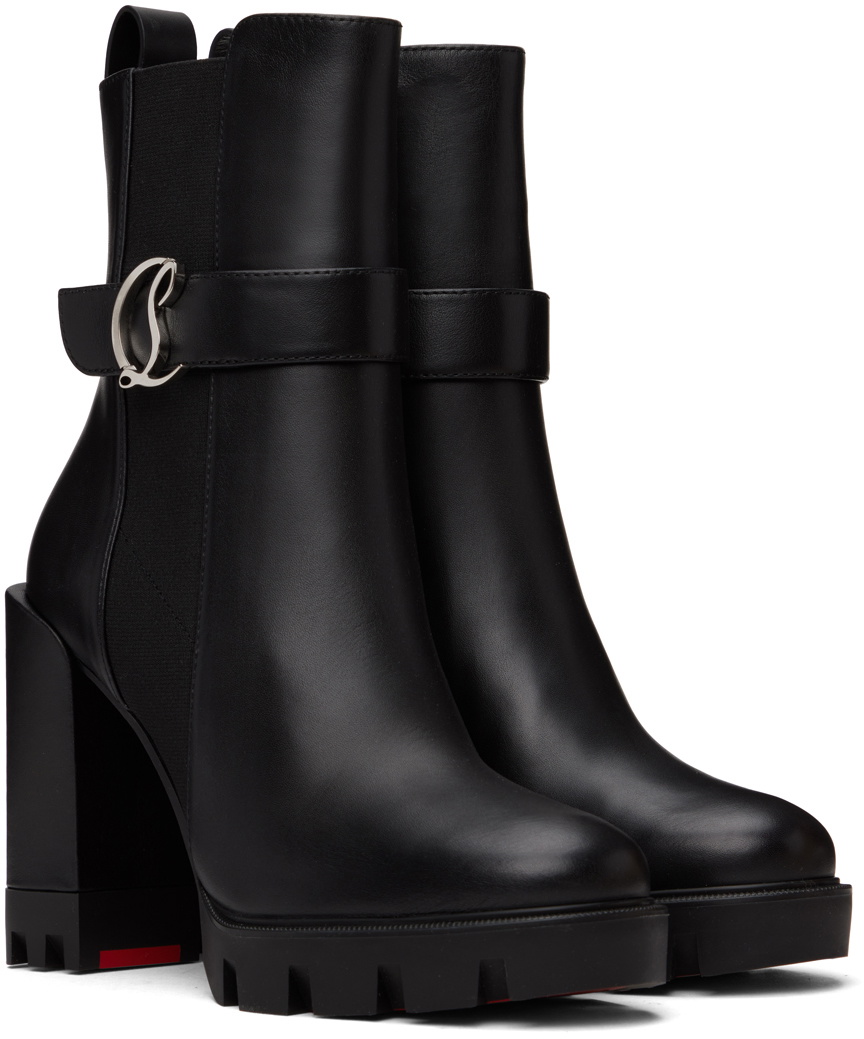 Christian louboutin black discount cl chelsea boots