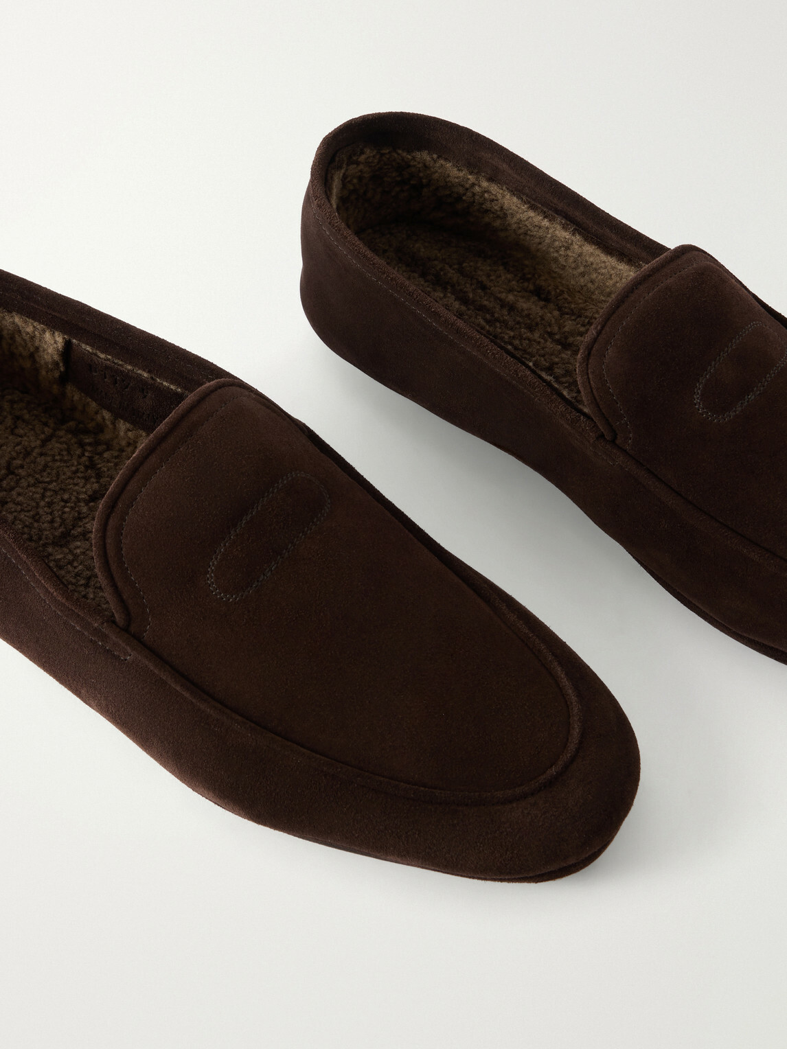 John Lobb - Kingstone Suede Slippers - Brown
