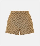 Gucci GG cotton-blend canvas shorts
