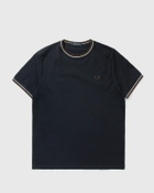 Fred Perry TWIN TIPPED T-SHIRT Blue Mens Shortsleefe