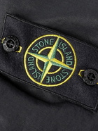 Stone Island - Logo-Appliquéd Padded Twill Overshirt - Black