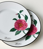 Gucci Gucci Flora set of 2 porcelain plates