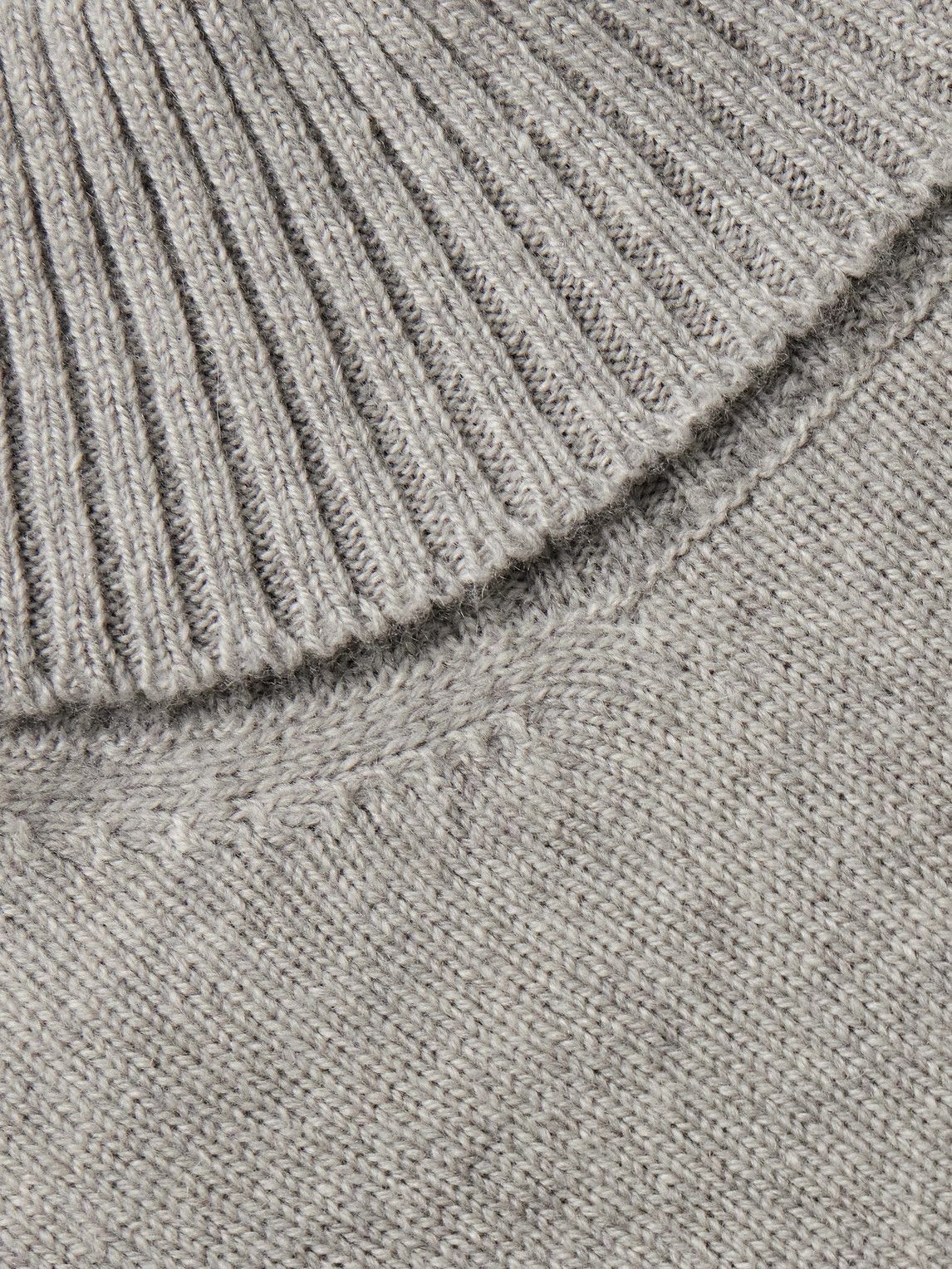 SEASE - Cashmere Rollneck Sweater - Gray