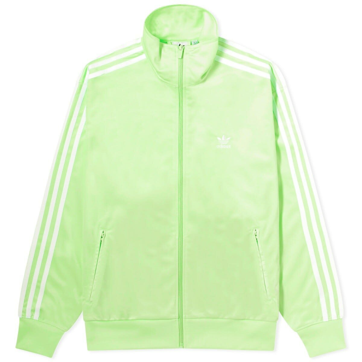 Adidas Men's Firebird Track Top in Semi Green Spark adidas