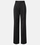 Tom Ford Striped wool and cotton straight pants