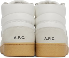 A.P.C. Off-White Plain Sneakers