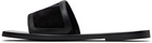 Valentino Garavani Black Viva Superstar Slide Sandals