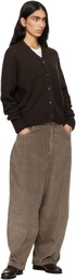 Cordera Gray Corduroy Baggy Trousers