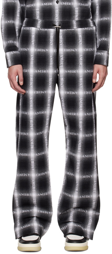 Photo: AMIRI Black & White PJ Trousers