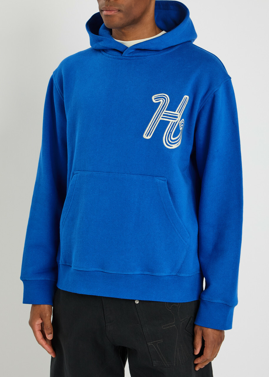 Honor The Gift Hooded Cotton Sweatshirt Blue