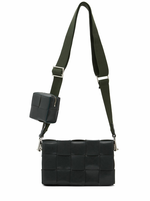 Photo: BOTTEGA VENETA - Medium Intreccio Leather Crossbody Bag