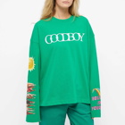 XOXOGOODBOY Women's Long Sleeve Believe In Yourself T-Shirt in Green