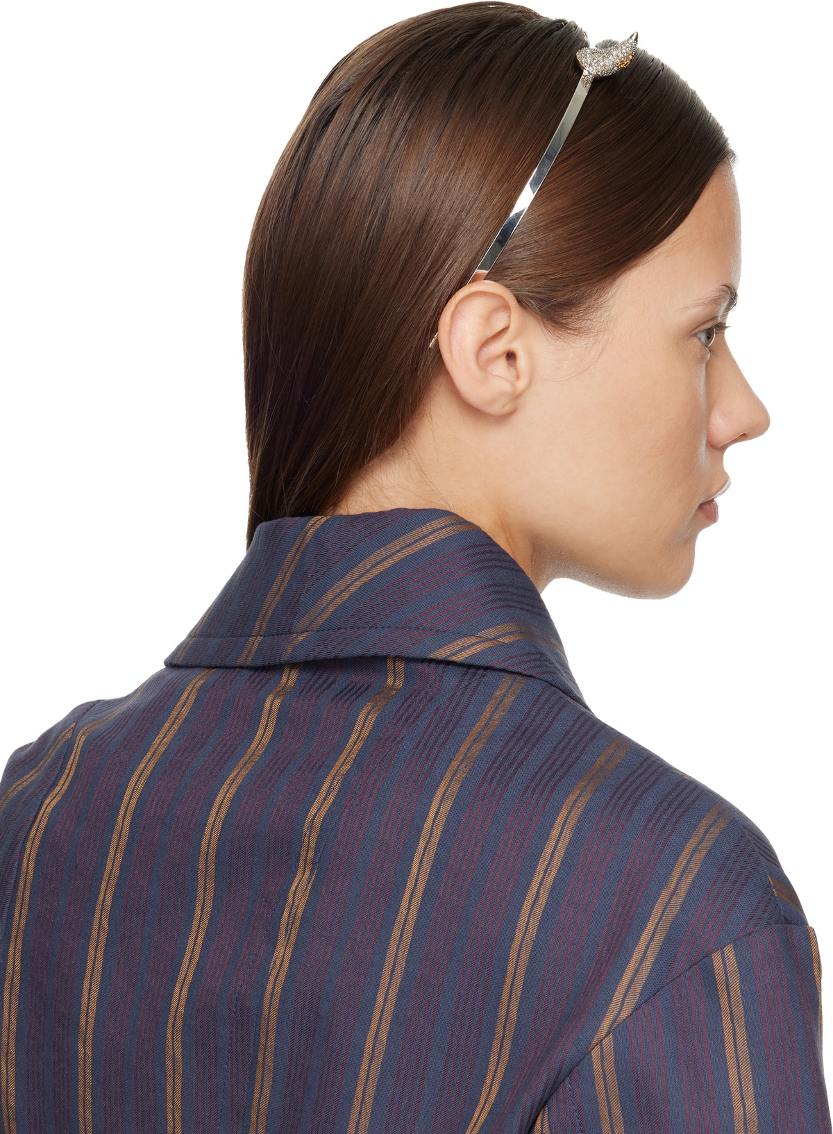 Vivienne Westwood Silver 'Vivienne's Horn' Alice Headband Vivienne