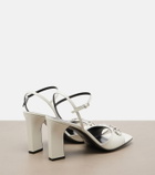 Gucci Signora Horsebit leather slingback sandals