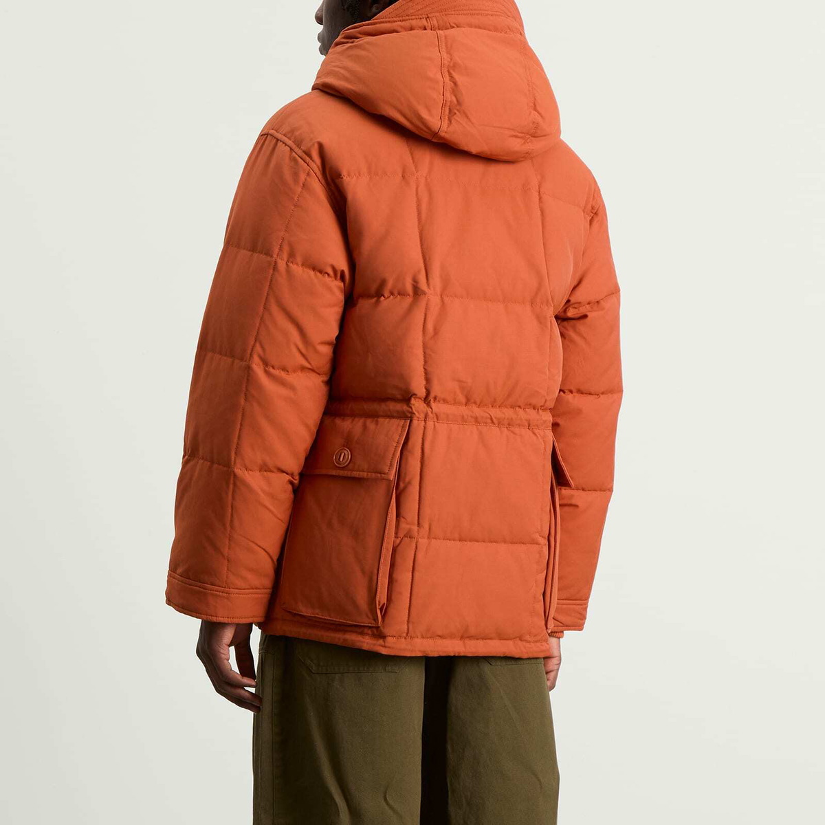 FrizmWORKS Men's Karakoram Down Parka Jacket in Orange