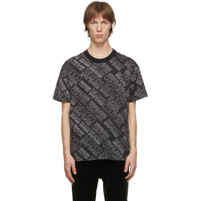 Photo: Versace Jeans Couture Black Logomania T-Shirt