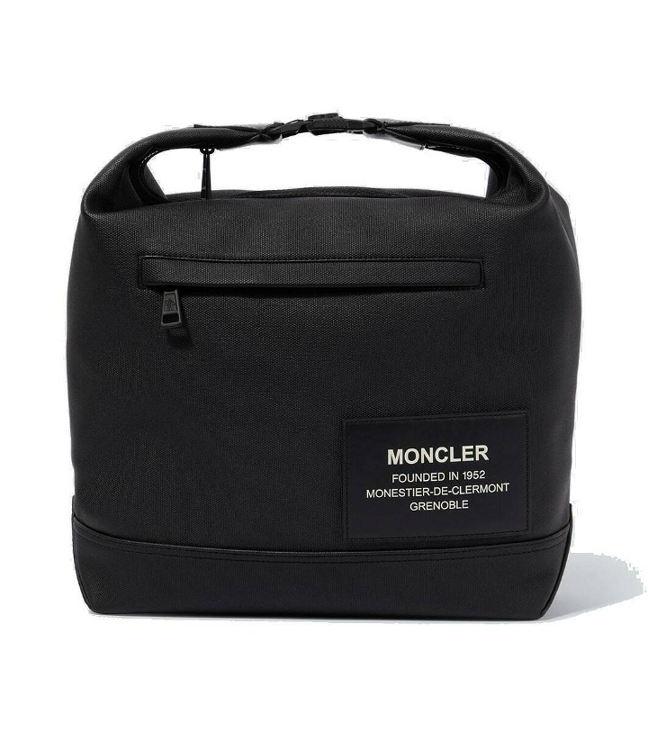 Photo: Moncler Leather-trimmed tote bag
