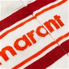 Isabel Marant Étoile Women's Dona Logo Sock in Orange