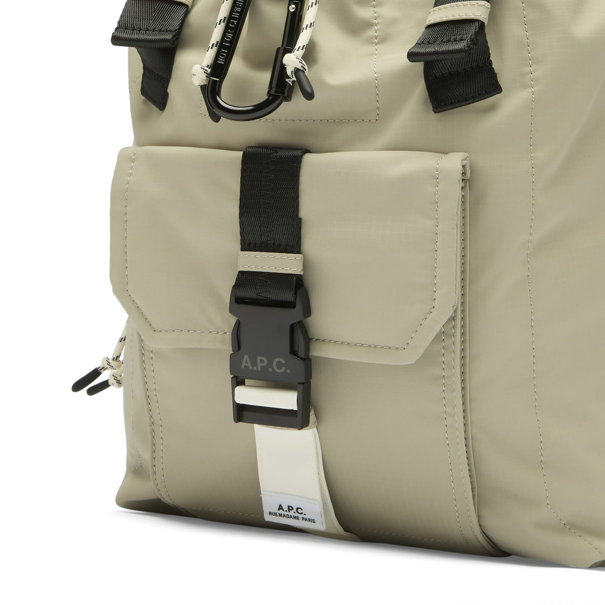 A.P.C. Men's Trek Backpack in Mastic 