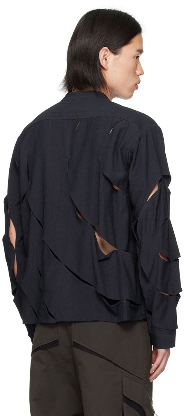 CMMAWEAR Navy Kintsugi Shirt