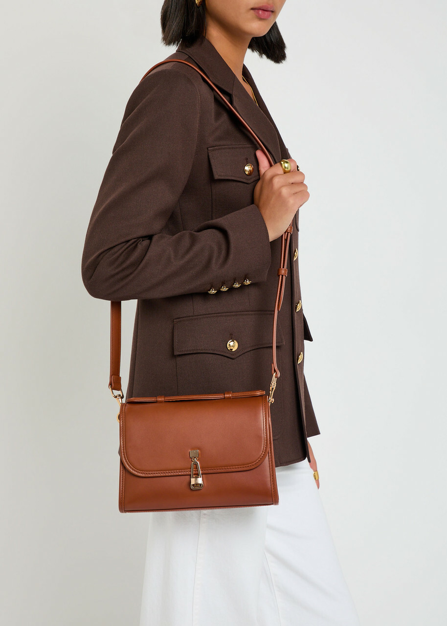 Gabriela Hearst Leonora Small Leather top Handle bag - Tan - One Size