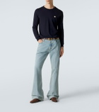 Valentino Logo flared jeans