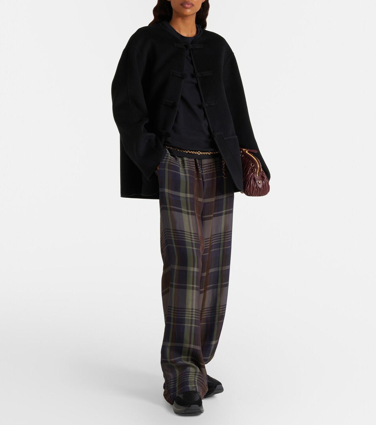 Hogan Maxi I Active suede-trimmed sneakers