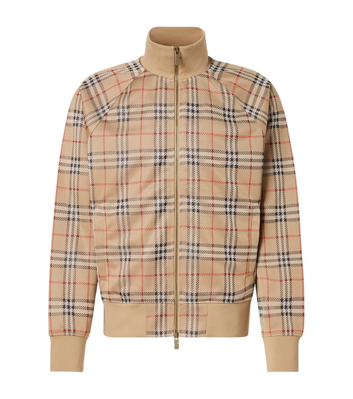 Photo: Burberry Burberry Check jersey bomber jacket
