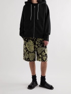 Jil Sander - Logo-Embroidered Cotton-Jersey Zip-Up Hoodie - Black
