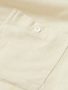 Richard James - Button-Down Collar Cotton-Corduroy Shirt - Neutrals