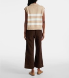 Velvet Mariette cotton and cashmere sweater vest