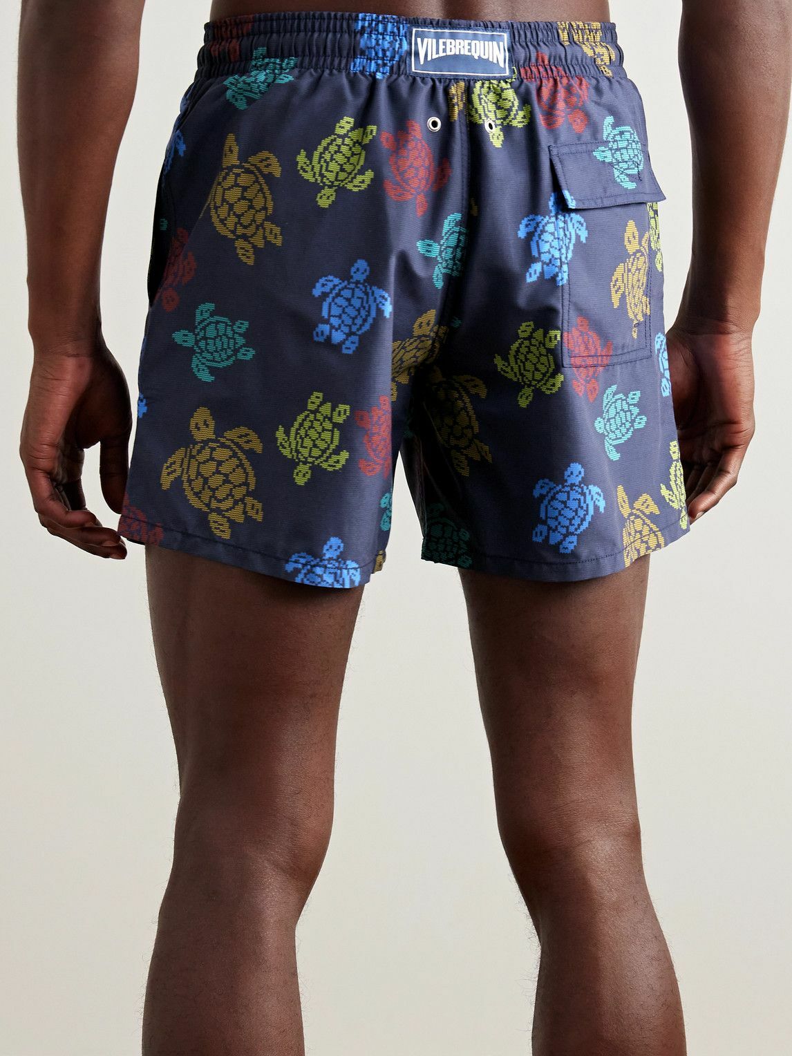 Vilebrequin - Moorea Straight-Leg Mid-Length ECONYL® Swim Shorts - Blue