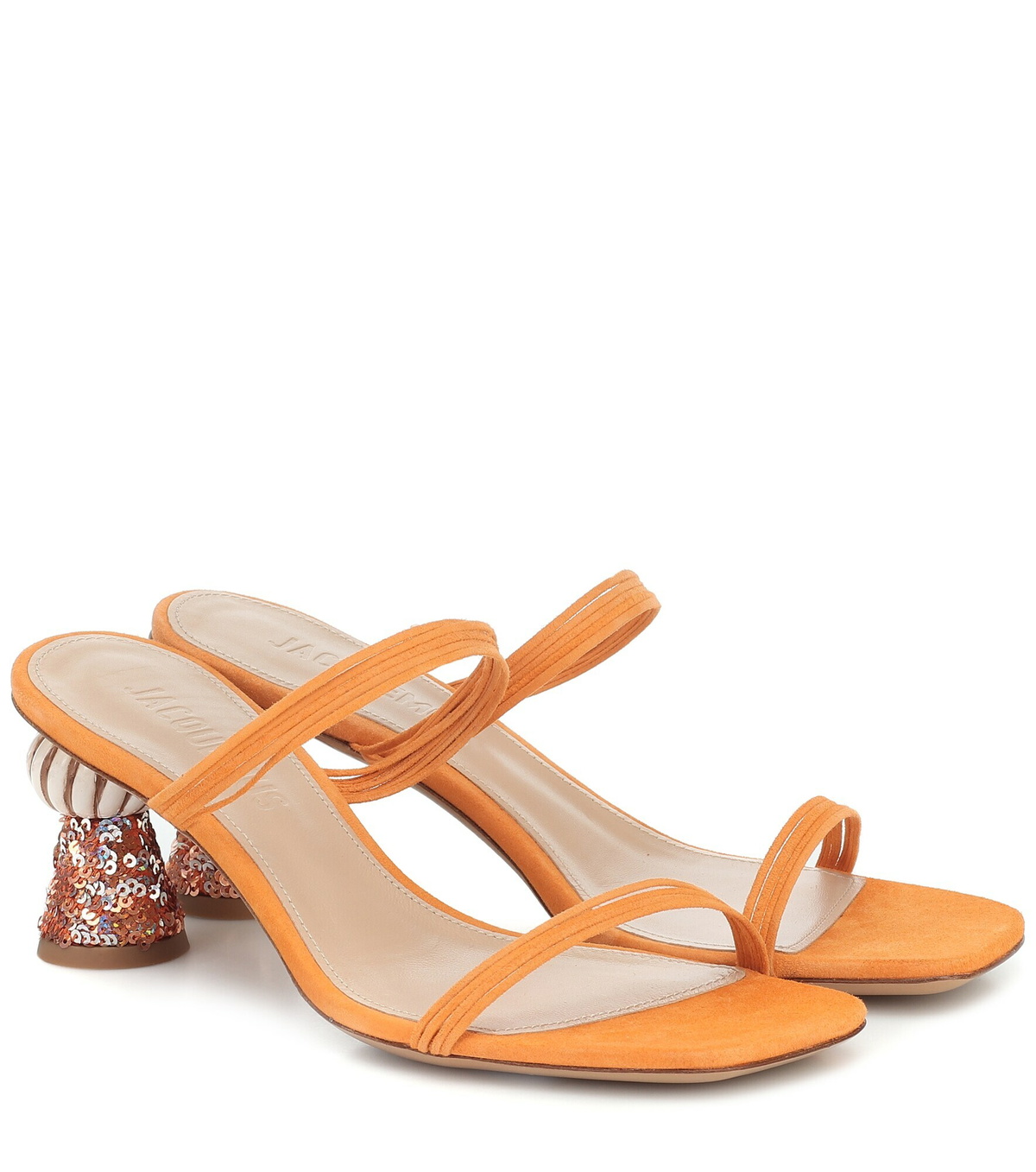 Jacquemus - Les Mules Vallena suede sandals