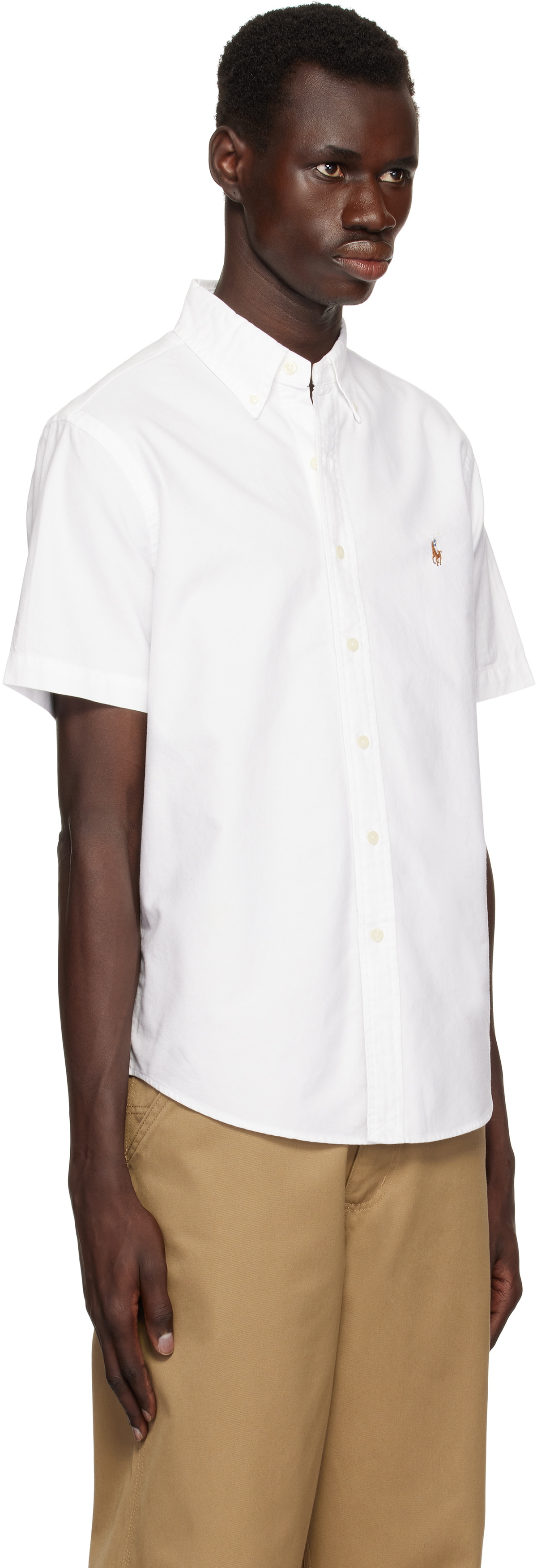 Polo Ralph Lauren White Classic Fit Oxford Shirt Polo Ralph Lauren