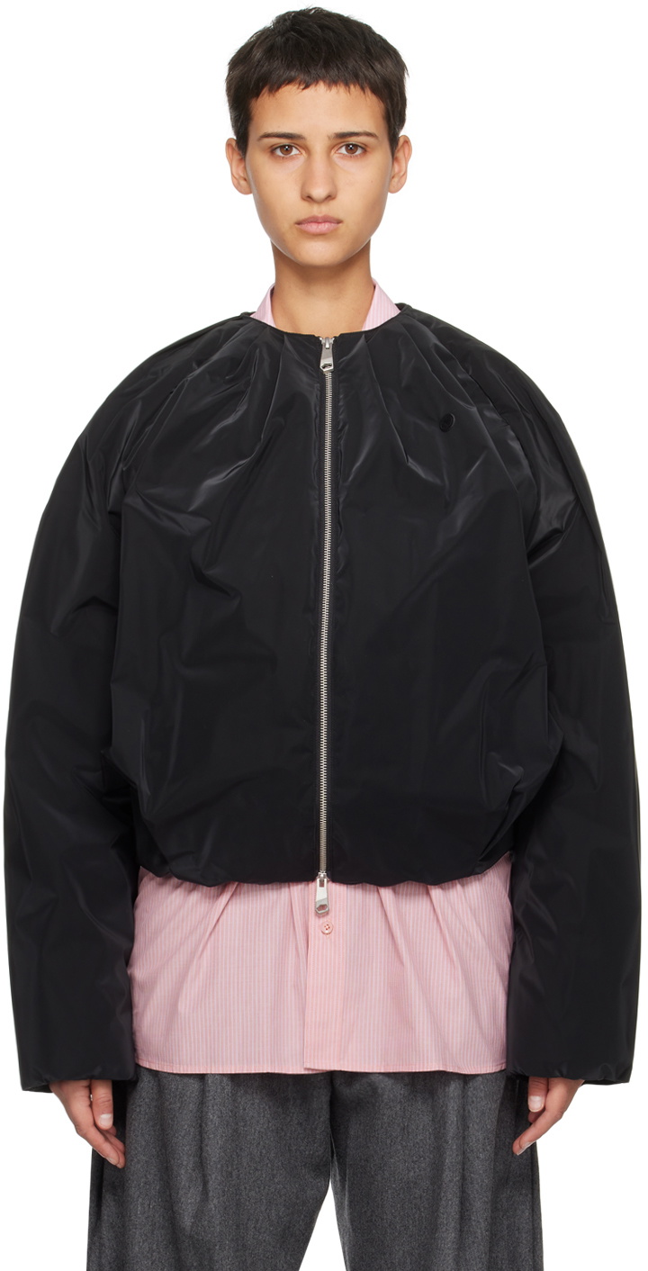 ADER error Black Kavo Down Jacket ADER error