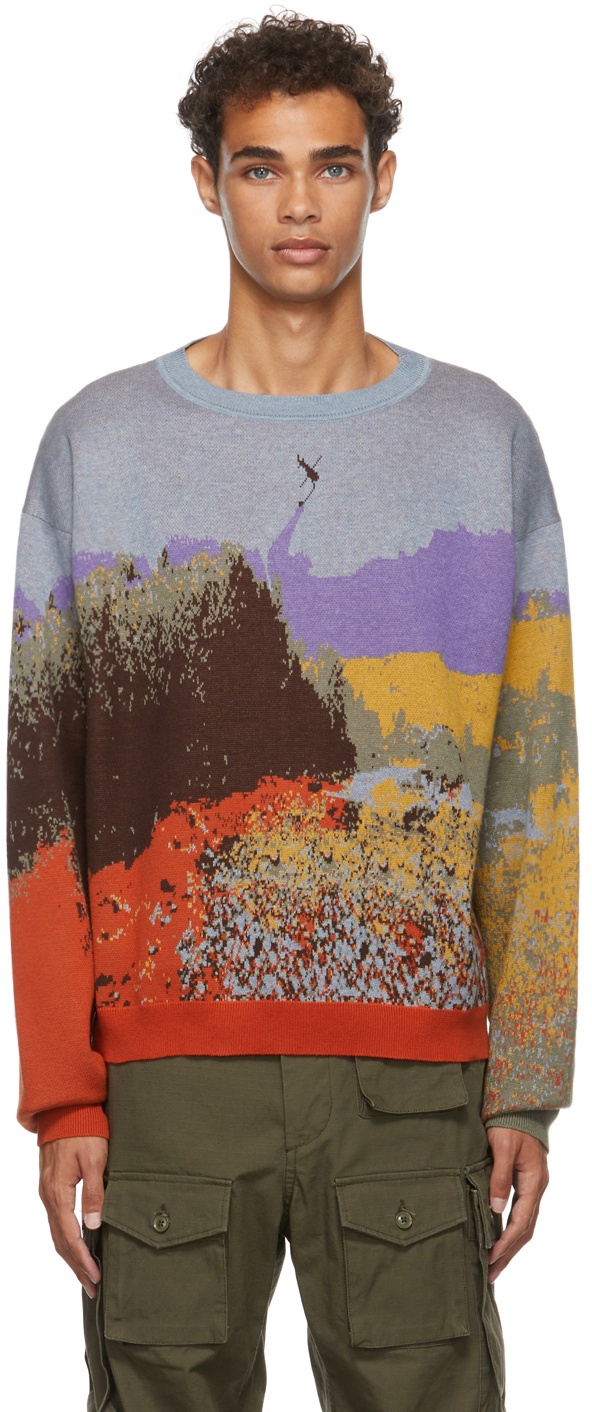 Reese Cooper Western Wildfires Jacquard Sweater Reese Cooper