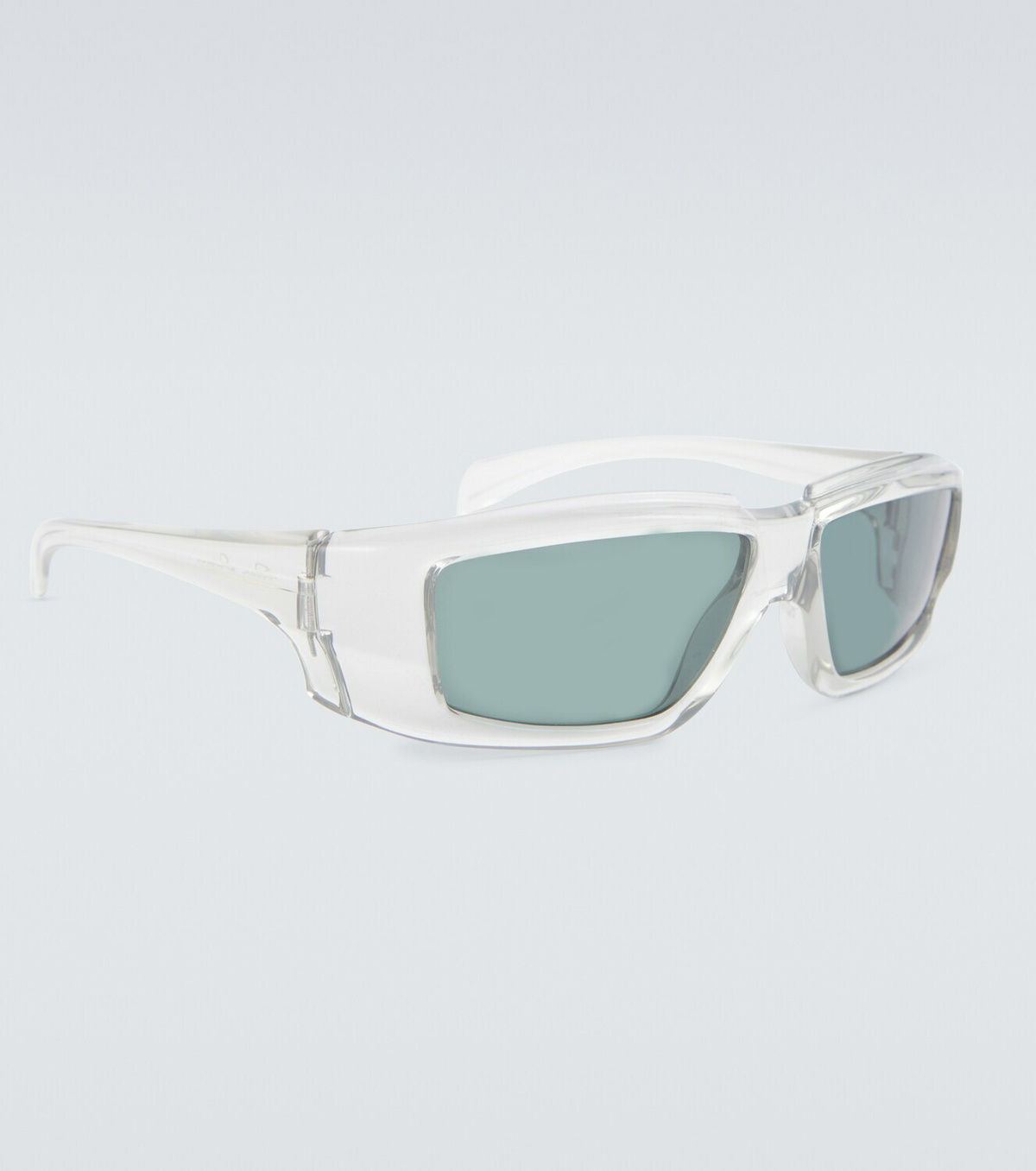 【関税&送料込】Rick Owens Rectangular Sunglasses Rick Owens Men's Phleg Acetate Rectangle Sunglasses