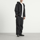 Snow Peak Men's Light Dobby Cloth Parka Jacket in Black