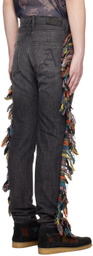 Alchemist Black Fringed Jeans